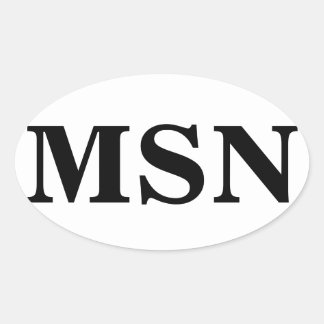 看護学修士 楕円形シール