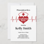 看護学卒業パーティー 招待状 (正面)