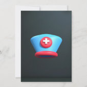 看護学卒業招待状 招待状 (裏面)