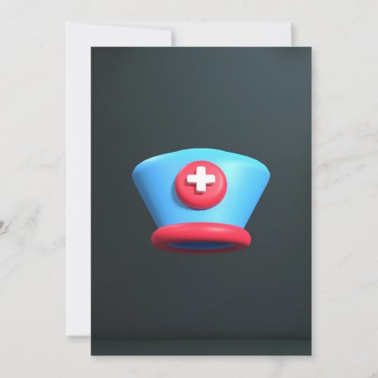 看護学卒業招待状 招待状 (裏面)