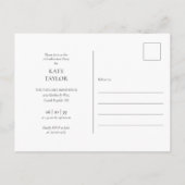 看護学士課程卒業パーティー招待状(写真4枚) ポストカード (裏面)