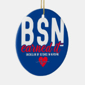 看護学学士Bsn RNが獲得 セラミックオーナメント (右)