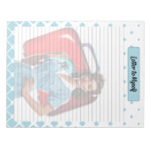 看護学校から自分自身への手紙 ノートパッド (正面)