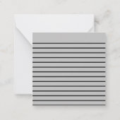 看護学校のかわいい懐かしいナースピンナップ ノートカード (裏面)