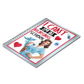 看護学校のかわいい懐かしいナースピンナップ ノートブック (左側)