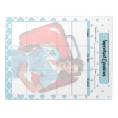 看護学校の重要な方程式を通じて ノートパッド (正面)