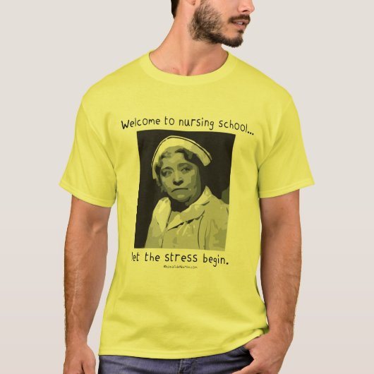 看護学校へようこそ Tシャツ (正面)