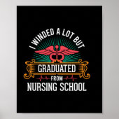 看護学校を卒業しました ポスター (正面)