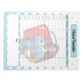 看護学校を通して_臨床テーブル ノートパッド (正面)