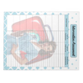 看護学校を通じて_介入評価 ノートパッド (正面)