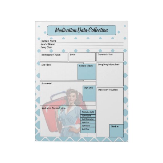 看護学校を通じて_投薬データ収集 ノートパッド (回転)