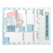 看護学校を通じて_投薬データ収集 ノートパッド (正面)