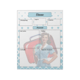 看護学校を通じて_病気Temp 1 ノートパッド