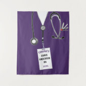 看護学校ナース卒業会 タペストリー (正面)