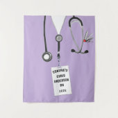 看護学校ナース卒業会 タペストリー (正面)