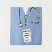 看護学校ナース卒業会 タペストリー (正面)