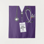 看護学校ナース卒業会 タペストリー (正面)