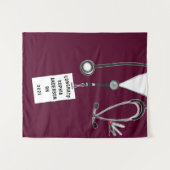 看護学校ナース卒業会 タペストリー (正面(横))