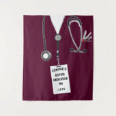 看護学校ナース卒業会 タペストリー (正面)