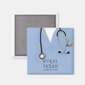 看護学校ナース卒業 マグネット (正面/裏面)