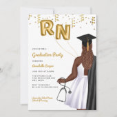 看護学校ポートレート卒業会 招待状 (正面)