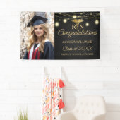 看護学校写真卒業パーティー 横断幕 (インサイチュ)