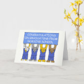 看護学校卒業おめでとう。 カード (黄色い花)