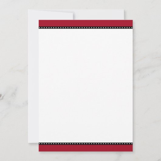 看護学校卒業の招待状 招待状 (裏面)