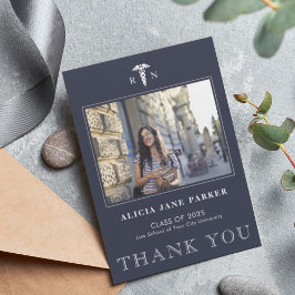 看護学校卒業シンプルのモダン写真 サンキューカード