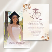 看護学校卒業パーティー招待状 招待状