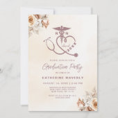 看護学校卒業パーティー招待状 招待状 (正面)