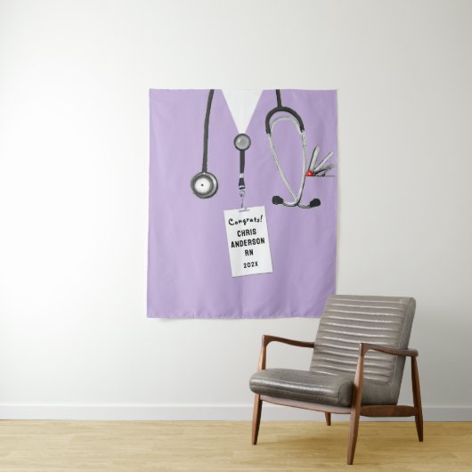 看護学校卒業パーティー タペストリー (インサイチュ)