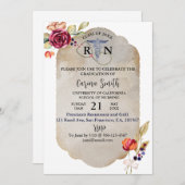 看護学校卒業フローラコテージコアパーティー 招待状 (正面/裏面)