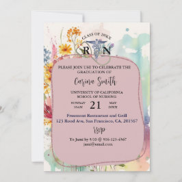看護学校卒業フローラコテージコアパーティー 招待状