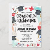 看護学校卒業党招待状 招待状 (正面)