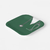 看護学校卒業党紙プレート ペーパープレート (傾斜あり)