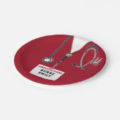 看護学校卒業党 ペーパープレート (アングル)