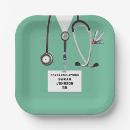 看護学校卒業党 ペーパープレート