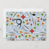 看護学校卒業党 招待状 (裏面)