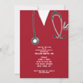 看護学校卒業党 招待状 (正面)