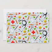 看護学校卒業党 招待状 (裏面)