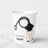 看護学校卒業党 紙コップ (裏面)