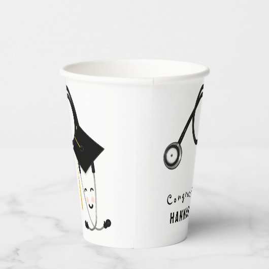 看護学校卒業党 紙コップ (右)