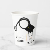 看護学校卒業党 紙コップ (正面)