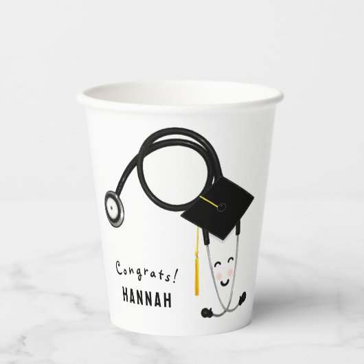 看護学校卒業党 紙コップ (正面)