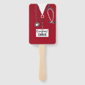 看護学校卒業式ハンドファン ハンドファン (裏面)