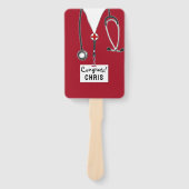 看護学校卒業式ハンドファン ハンドファン (正面)