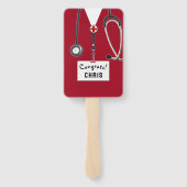 看護学校卒業式ハンドファン ハンドファン (裏面)