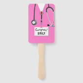 看護学校卒業式ハンドファン ハンドファン (裏面)