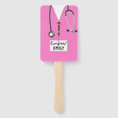 看護学校卒業式ハンドファン ハンドファン (裏面)